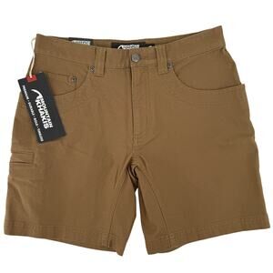 Mountain Khakis Camber Cross Short Classic Fit Mens Sz 28 Tobacco Stretch 8"